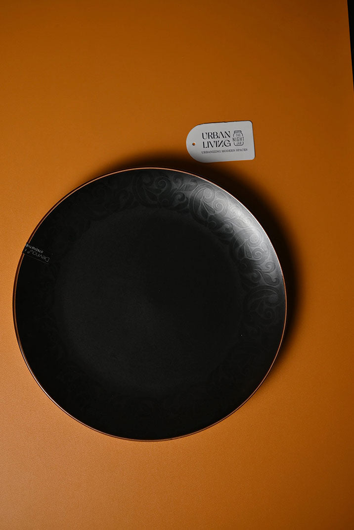 Ceramic Black Dinner Plate