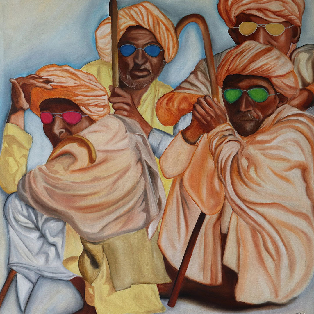 Swagger Rajasthan Village Painting