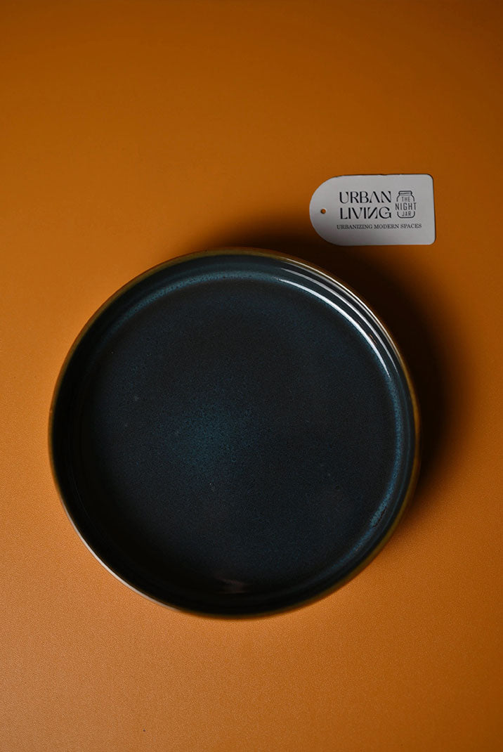 Midnight Blue Ceramic Plate