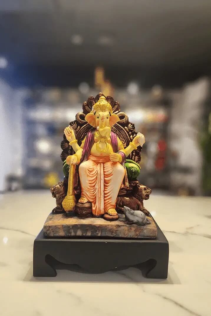 Benevolent Aura Lord Ganesha Idol