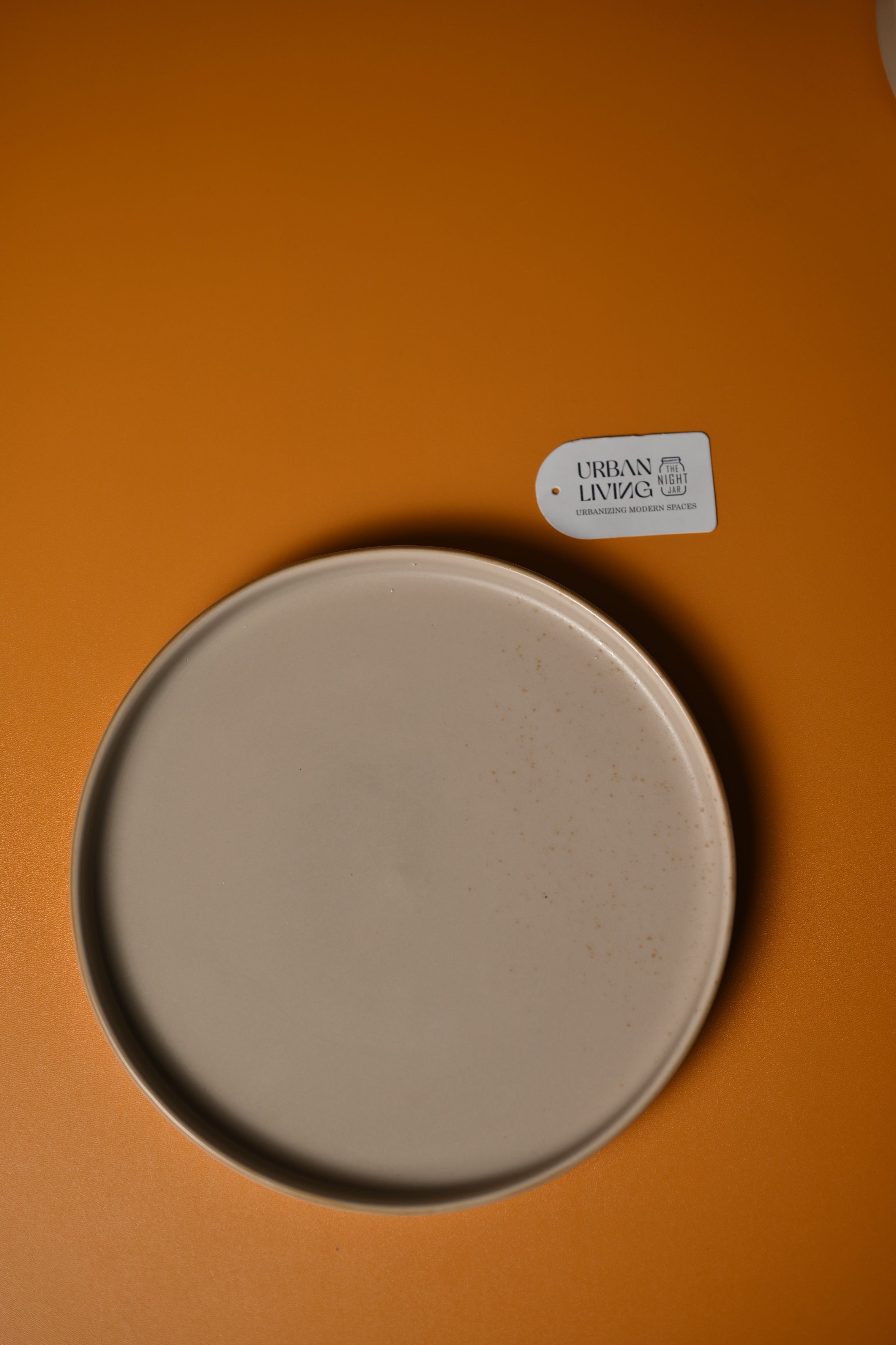 Premium Ceramic Light Cream Deep Plate