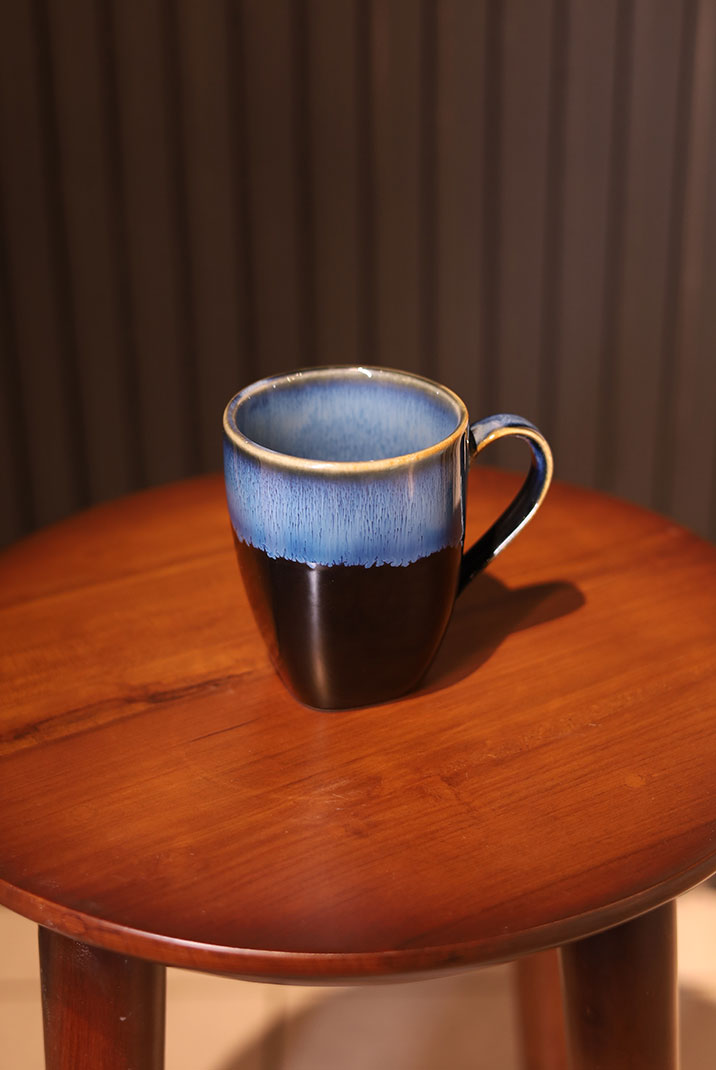 Elegant Obsidian Ceramic Coffee Mug