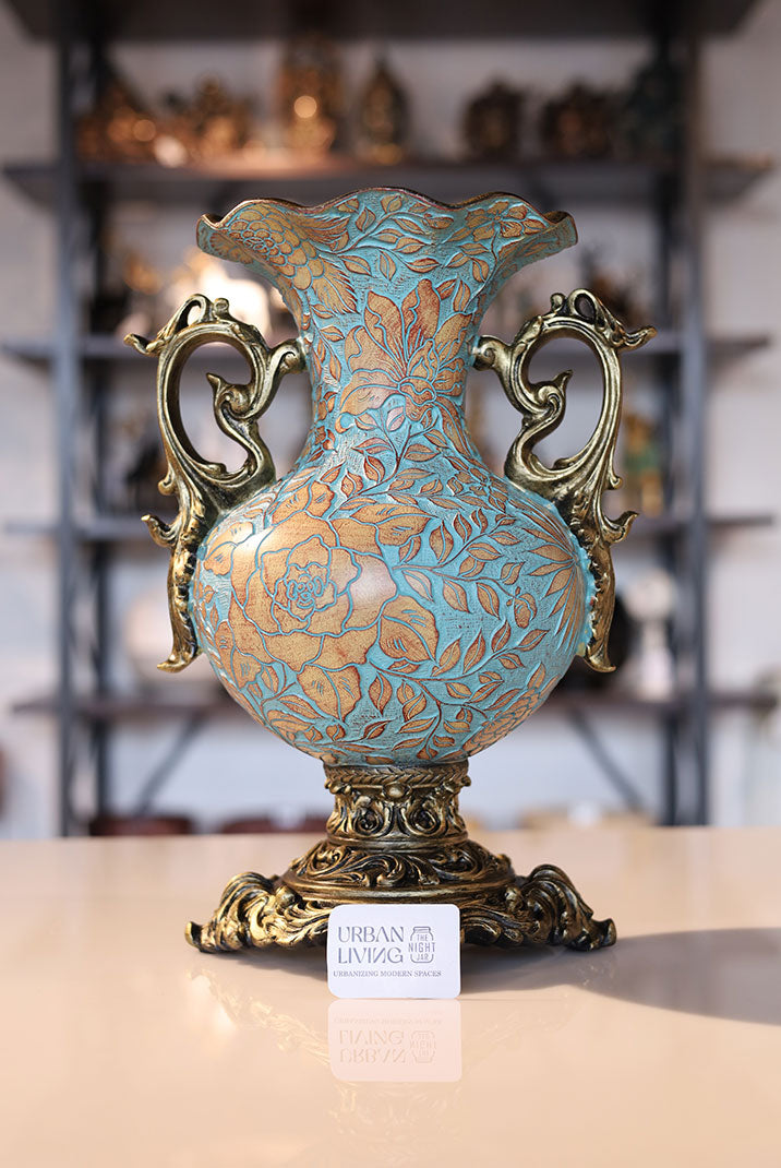 Azure Elegance Vase