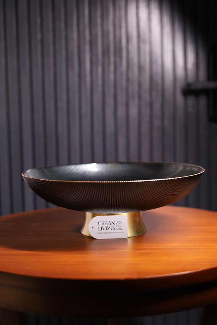 Radiant Grey-Gold  Bowl