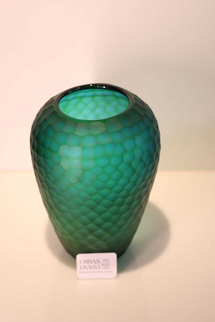 Oceanic Tranquility Glass Vase