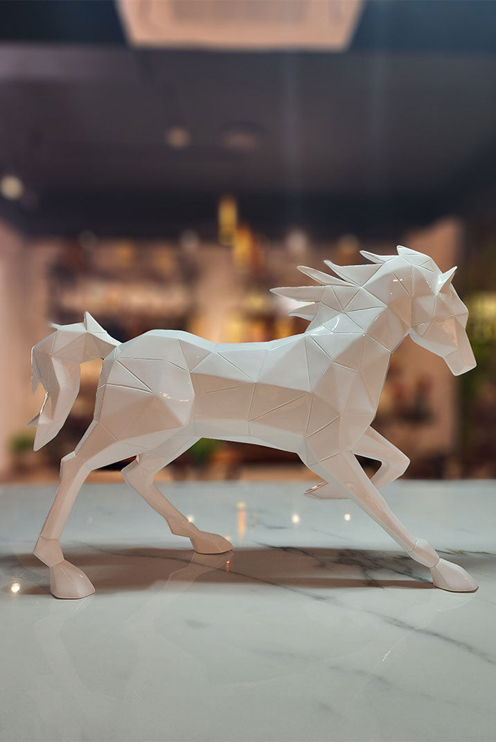 White Horse Decorative Miniature