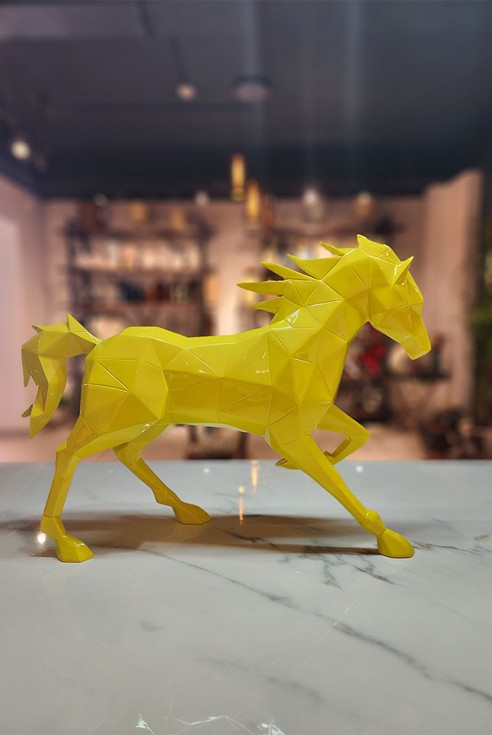 Yellow Horse Decorative Miniature