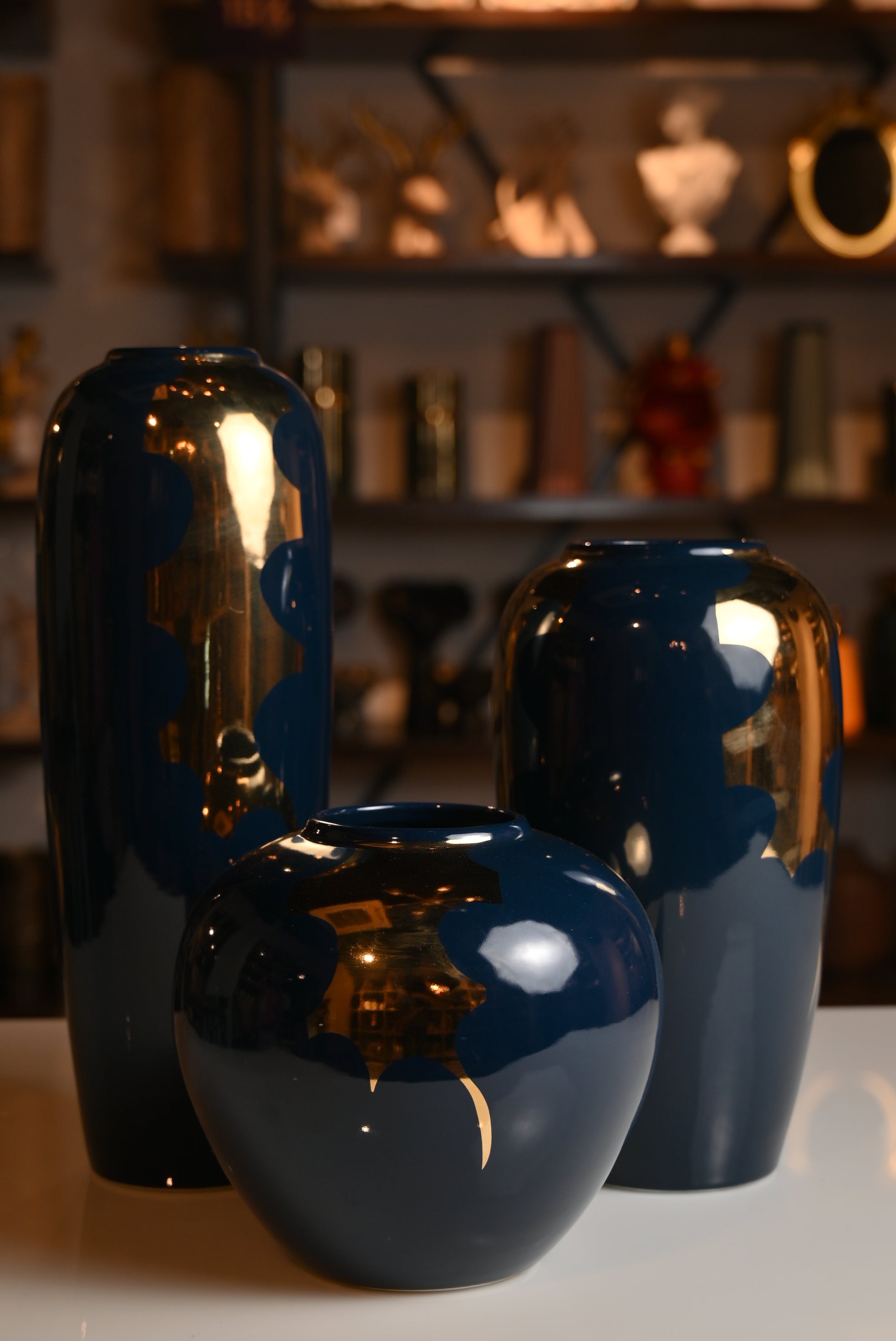 Blue Chic Vase Set of 3