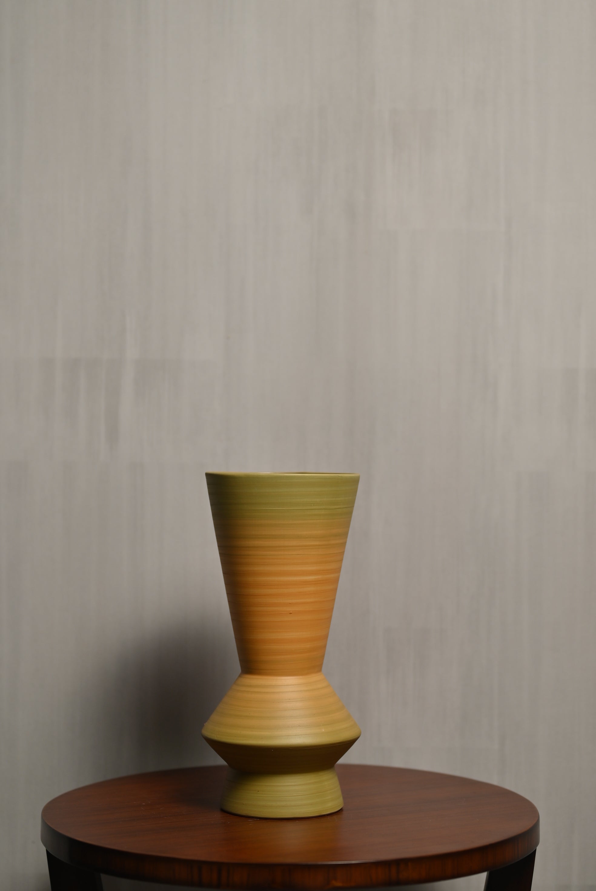 Minimalist Green Ceramic Vase