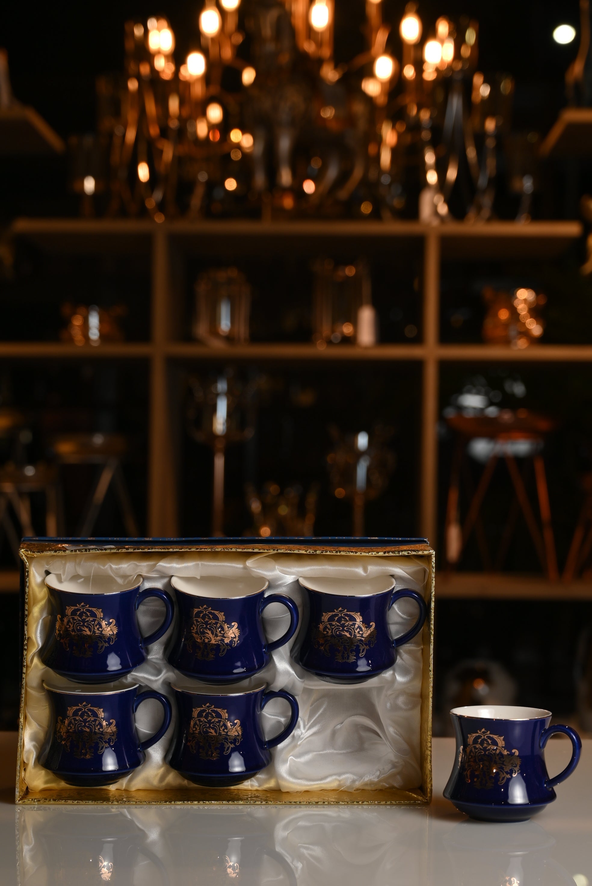 Royal Blue Cup Set of 6