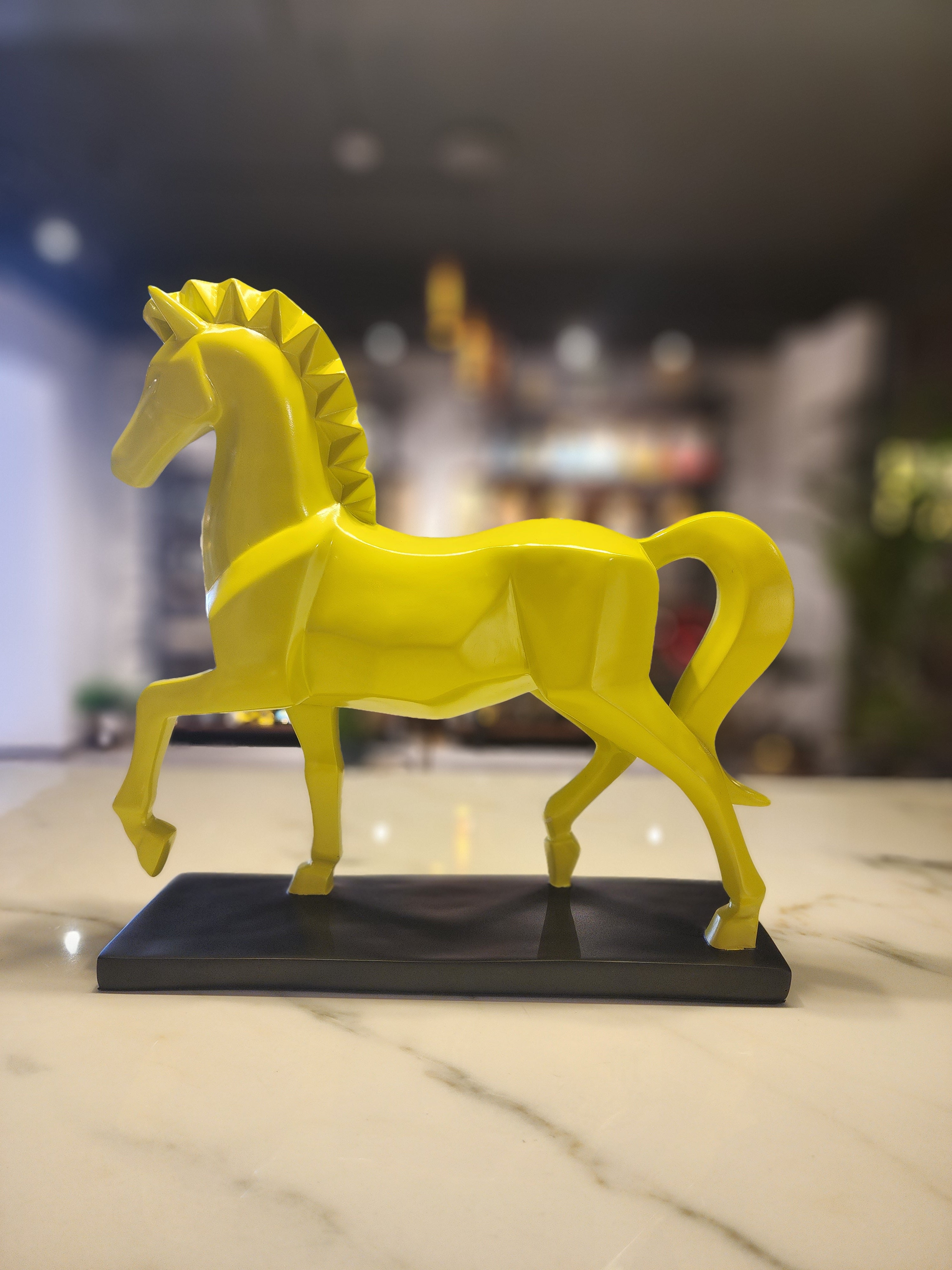 Yellow Dawn Horse Decorative